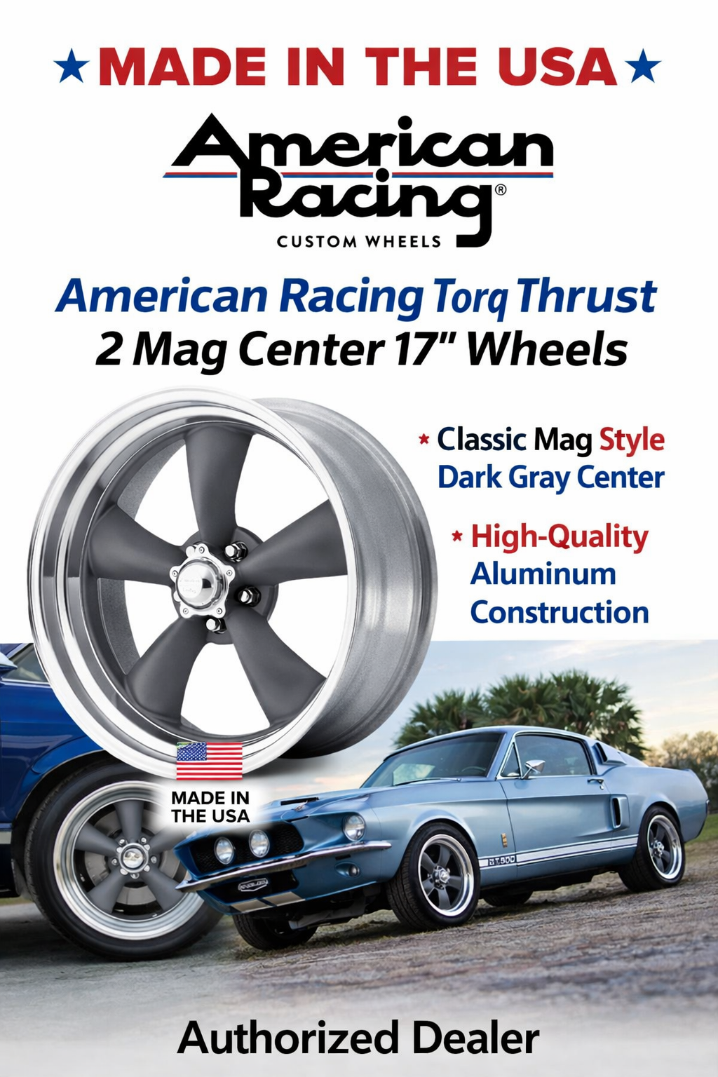 17x7 17x8 VN215 Made in USA